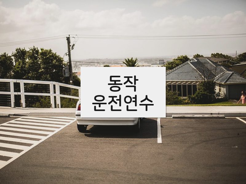 동작운전연수 후기