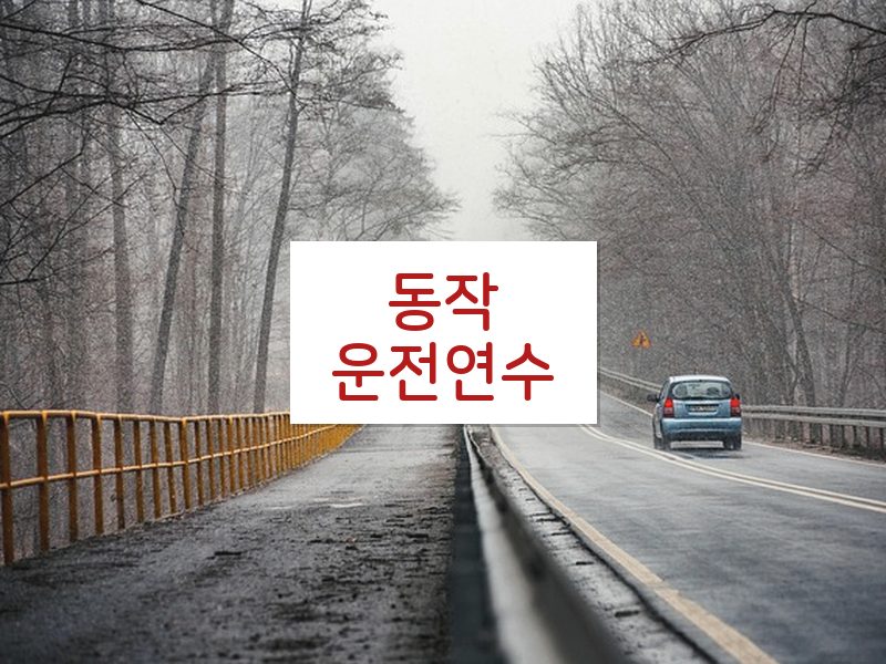 동작운전연수 후기