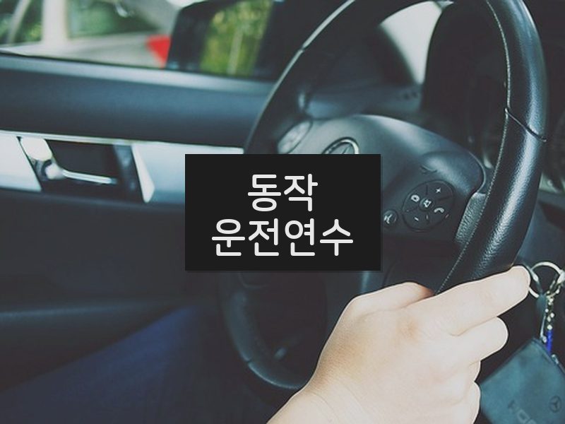 동작운전연수 후기