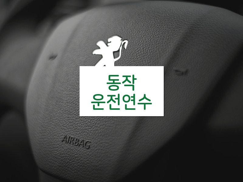 동작운전연수 후기