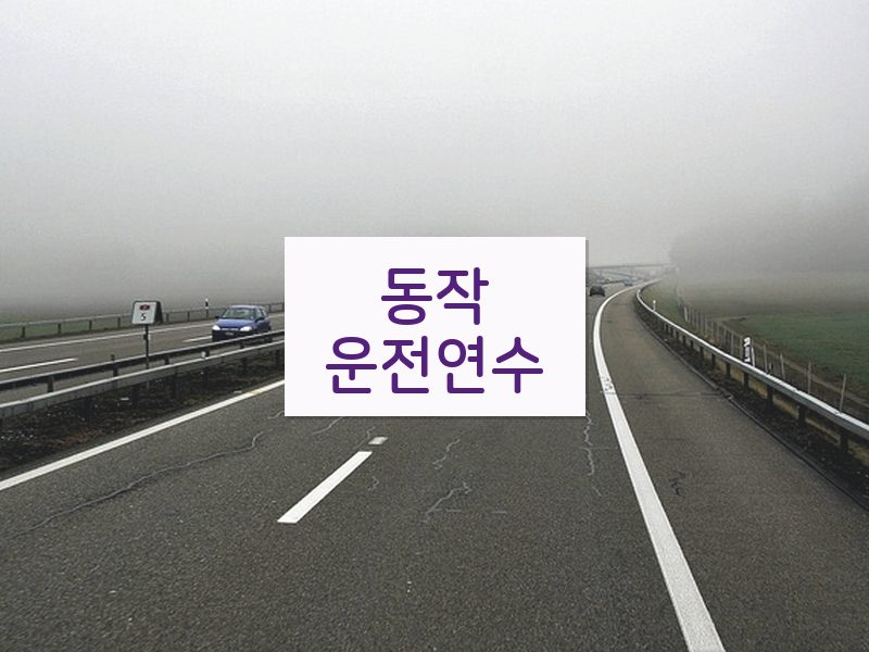 동작운전연수 후기