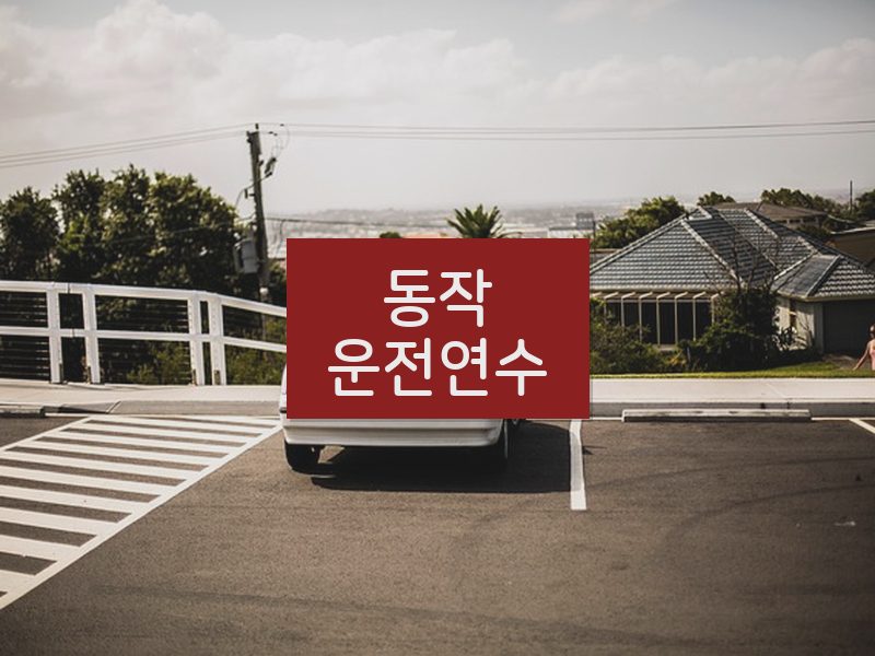 동작운전연수 후기