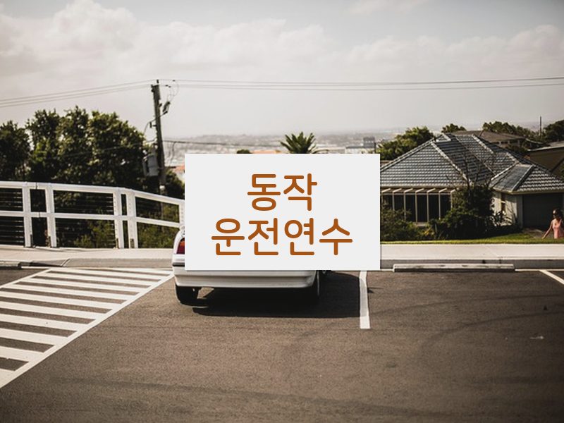 동작운전연수 후기