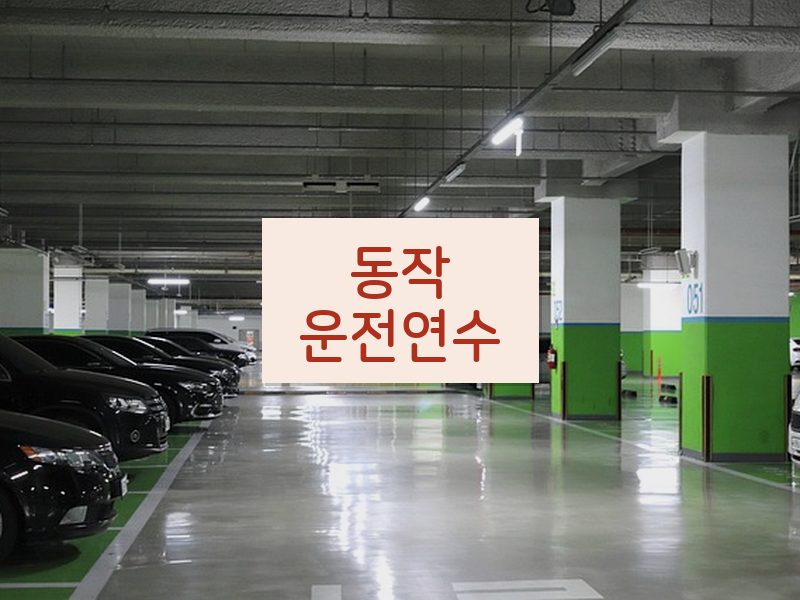 동작운전연수 후기