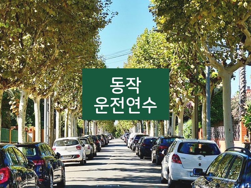 동작운전연수 후기