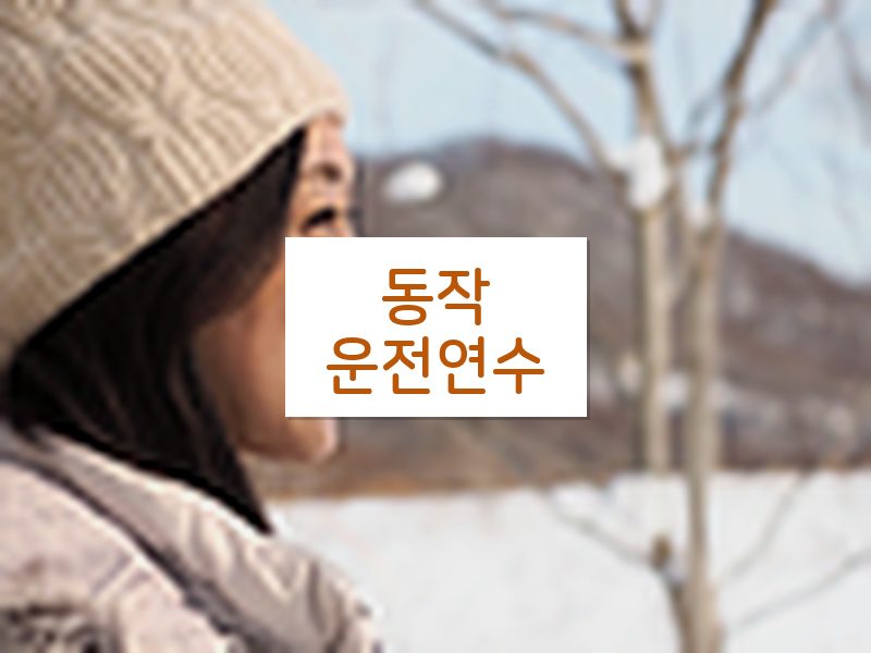 동작운전연수 후기
