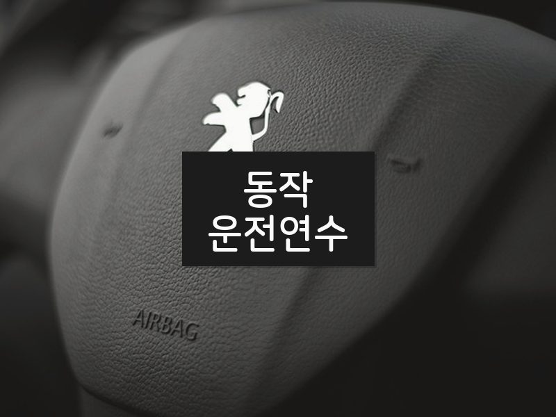 동작운전연수 후기