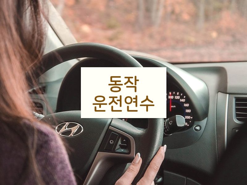 동작운전연수 후기