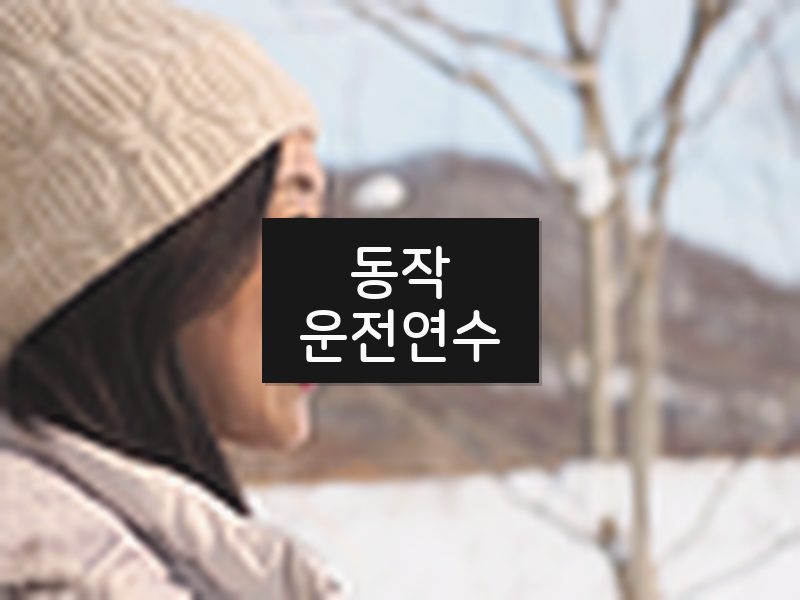 동작운전연수 후기