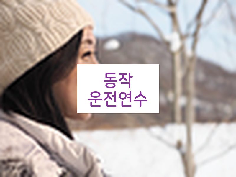 동작운전연수 후기