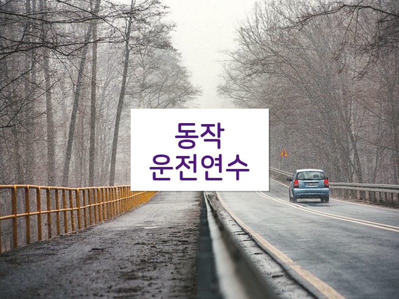 동작운전연수 후기