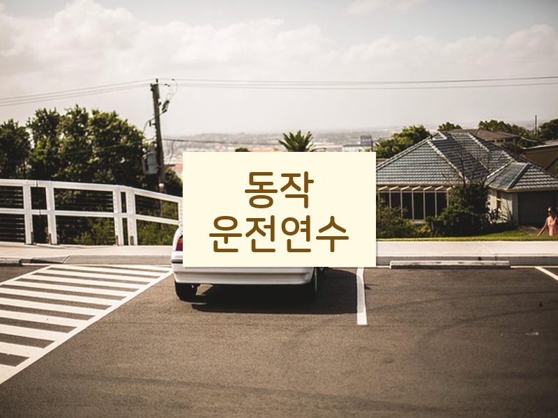 동작운전연수 후기