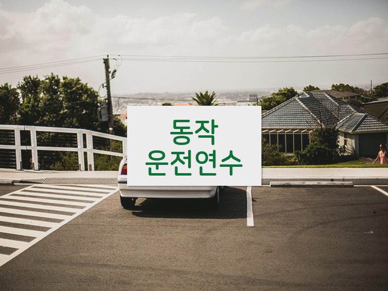 동작운전연수 후기