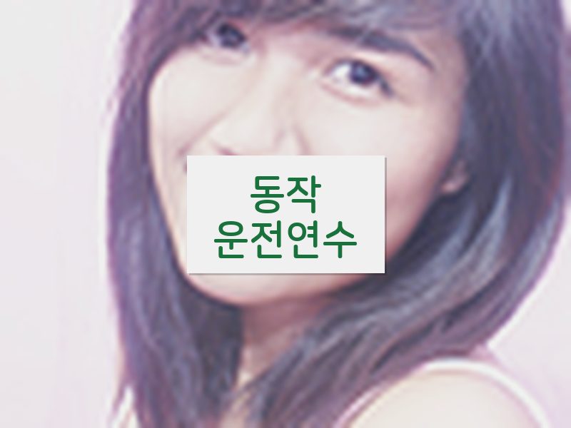 동작운전연수 후기