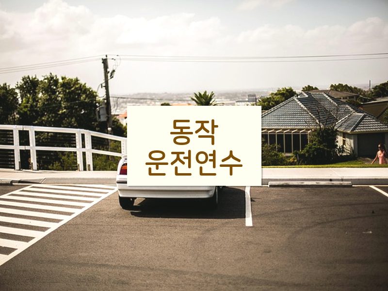 동작운전연수 후기