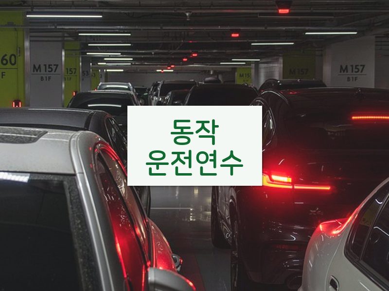 동작운전연수 후기