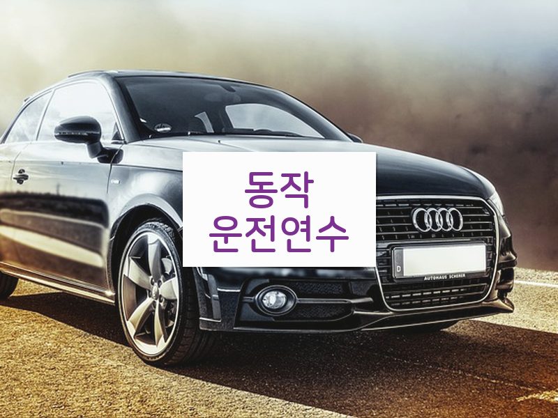 동작운전연수 후기