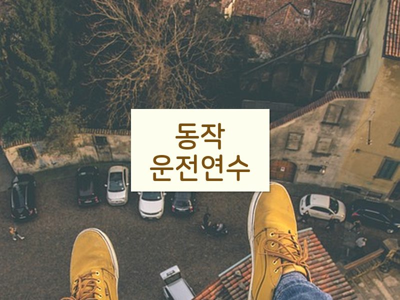 동작운전연수 후기