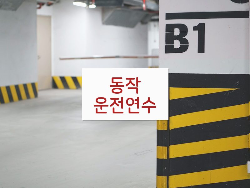 동작운전연수 후기