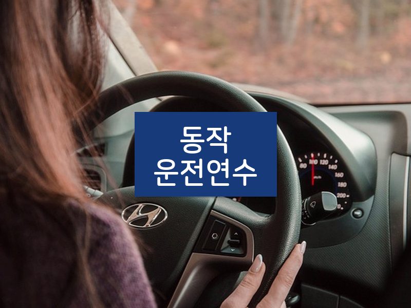 동작운전연수 후기
