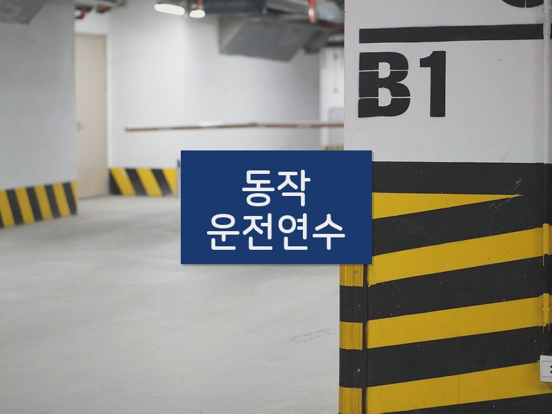 동작운전연수 후기