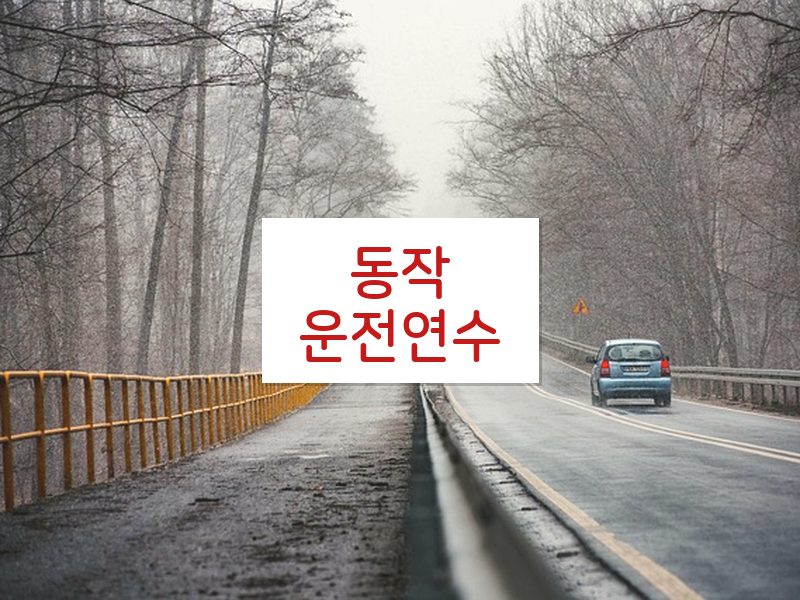 동작운전연수 후기