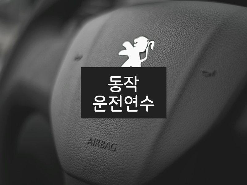 동작운전연수 후기