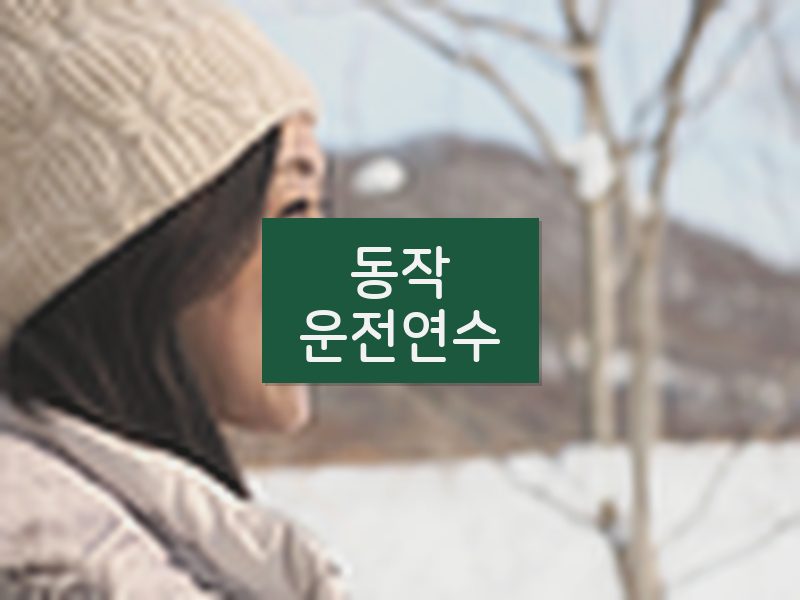 동작운전연수 후기
